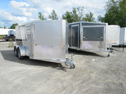 Picture of enclosed trailers